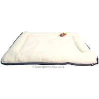 Sheepskin Mat Large Blue