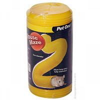 Critter Tunnel Mouse 35cm Yellow