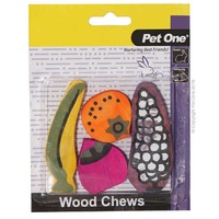 Guinea Pig Wood Chew Assorted (4 Pack)