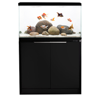 Aqua One Lifestyle 76 Tank with Cabinet Gloss Black 76L
