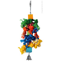 Hanging Wooden Cubes With Sisal 11x30cm
