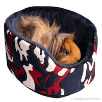 Small Animal Bed Round Navy Camo