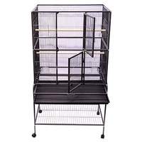 Avi One '604X2' Double Door Grey Bird Cage & Stand