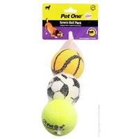 Pet One Tennis Balls (3 Pack)