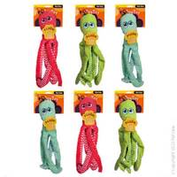 Pet One Dog Toy Plush Octopus Assorted