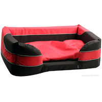 Stay Dry Basket Bed Black & Red 85cm