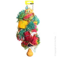 Loofah Raffia Bead Gourd Toy