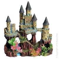 Castle with River Plants