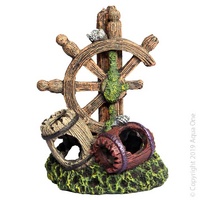 Ship Wheel with Twin Barrel