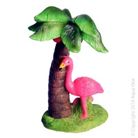 Flamingo with Palm Tree
