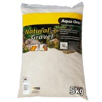 Aqua One Natural Gravel White Sand 5kg
