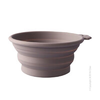 Silicone Travel Bowl Light Grey 300mL