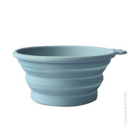 Silicone Travel Bowl Light Blue 300mL