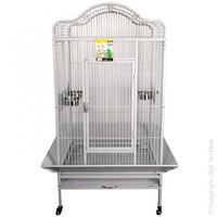Avi One Open Top Parrot Cage Silver