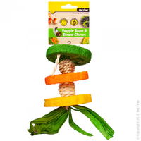 Hanging Hula Rope & Straw Chew 19cm