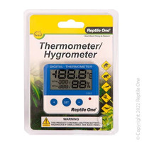 Reptile One Thermometer Hygrometer Reptile External With Probe And Min Max Lcd