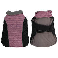 AdventureWalker Dog Coat Pink/Black 35cm