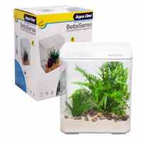 Aqua One BettaSense Aquarium Tank White 9.7L