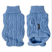 Pet One KomfyKnit Dog Jumper Icelandic Blue 30cm