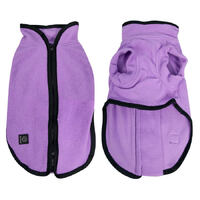 Pet One Fleece Dog Jumpsuit Purple 35cm