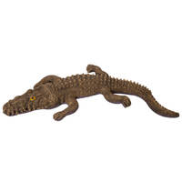 Sunbathing Crocodile Aquarium Ornament Large