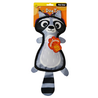 Dog Toy Raccoon with Squeaker