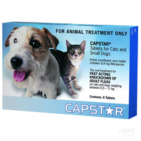 Capstar Cat & Small Dog 0 -11kg (6 Pack)