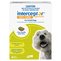Interceptor Small Dog 4-11kg (6 Pack)