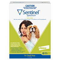 Sentinel Small Dog 4-11kg (6 Pack)