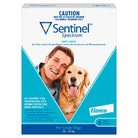 Sentinel Large Dog 22-45kg (6 Pack)