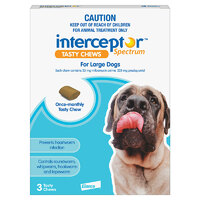 Interceptor Large Dog 22-45kg (3 Pack)