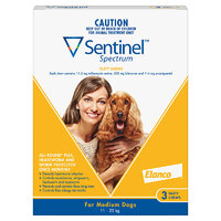 Sentinel Medium Dog 11-22kg (3 Pack)