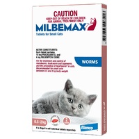 Milbemax Small Cat All Wormer 0.5-2kg (2 Pack)