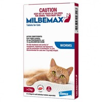 Milbemax All-Wormer Large Cat 2kg+ (2 Pack)