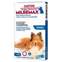 Milbemax Large Dog All Wormer 5kg+ (2 pack)