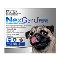 Nexgard Small Dogs 4.1-10kg (3 Pack)