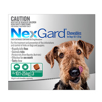 Nexgard Medium Dogs 10.1-25kg (3 Pack)