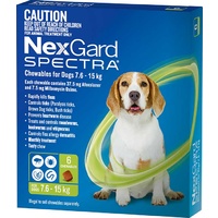 Nexgard Spectra Medium Dogs 7.6-15kg Gr 6s