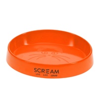 Scream OVAL CAT BOWL 300ml Loud Orange