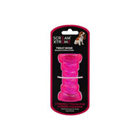Scream Xtreme Dog Chew Bone Small Pink