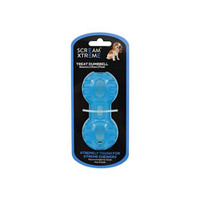 Scream Xtreme Dog Chew Dumbbell Small Blue