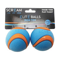 Elite Balls Blue & Orange 6.5cm (2 Pack)