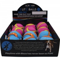 Dog Toy Scream Elite Med Assort 6cm