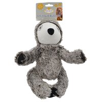 Snuggle Pals Grey Sloth Dog Toy - Small