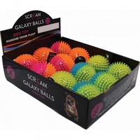 Dog Toy Galaxy Ball Assort Med 8.4cm