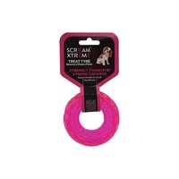 Scream Xtreme Dog Chew Tyre Small Pink