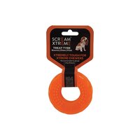 Scream Xtreme Dog Chew Tyre Small Orange