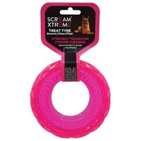 Scream Xtreme Dog Chew Tyre Extra Large Pink