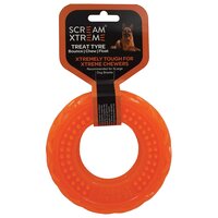 Scream Xtreme Dog Chew Tyre Extra Large Orange