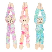 Snuggle Pals Tiedye Monkey Dog Toy